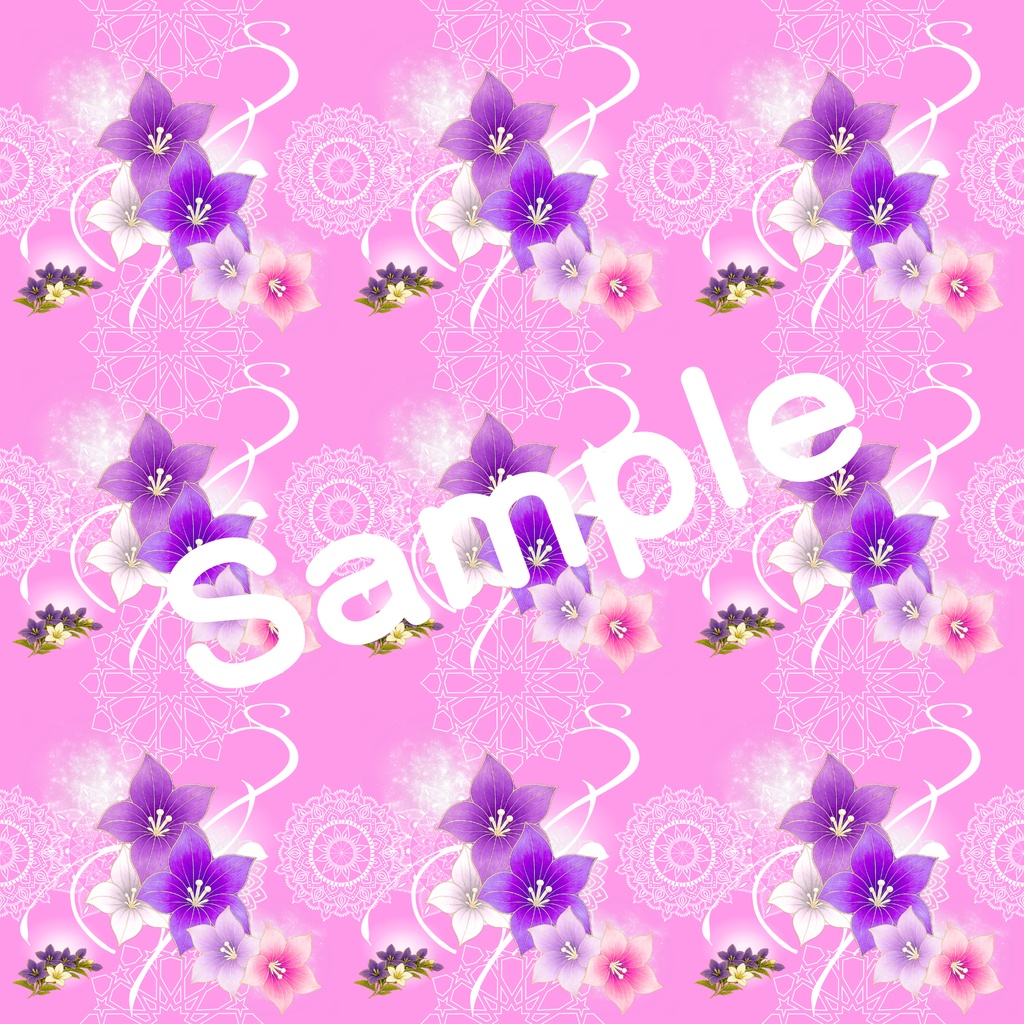 和風柄デジタルペーパー 秋色編 Vol.9 桔梗(淡色)Part 2(15枚セット)**Japanese Traditional Digital Paper Autumn Collection Vol.9 Kikyo – Soft Colors Part 2 (15 Sheets)**