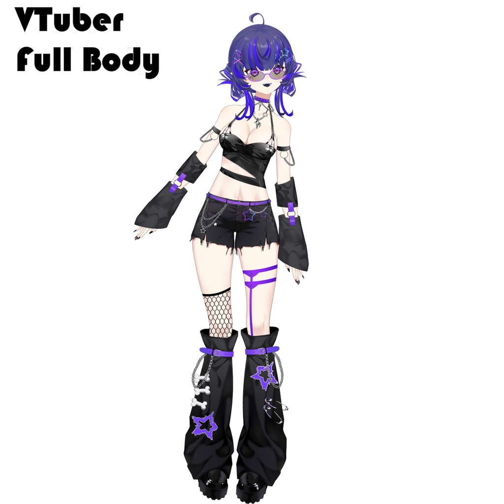 【量産モデル】Y2Kギャル可愛いVTSアクセサリーLive2D