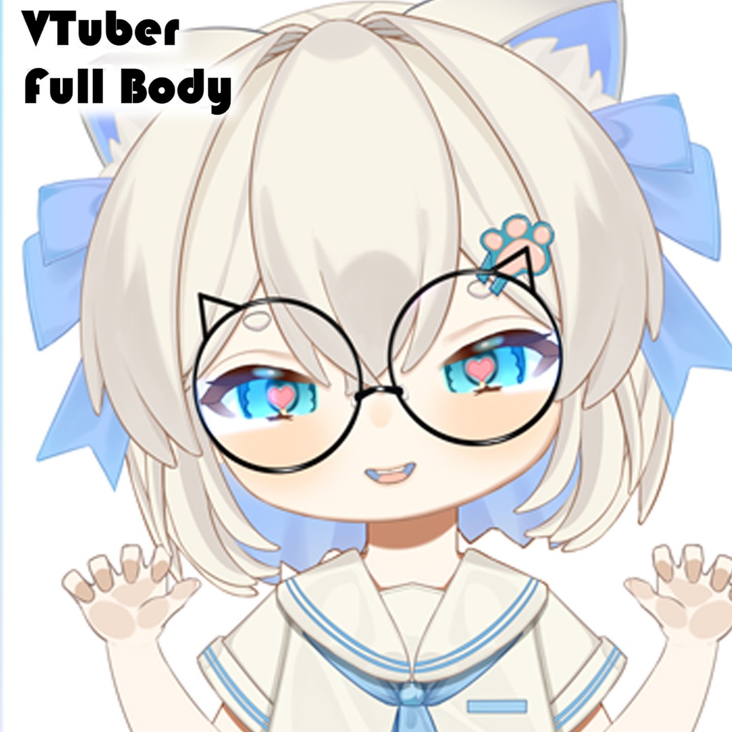 【量産モデル】Live2D可愛いQ版猫ちゃん