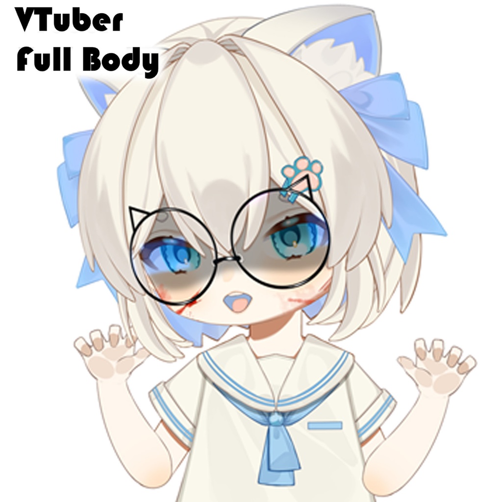 【量産モデル】Live2D可愛いQ版猫ちゃん