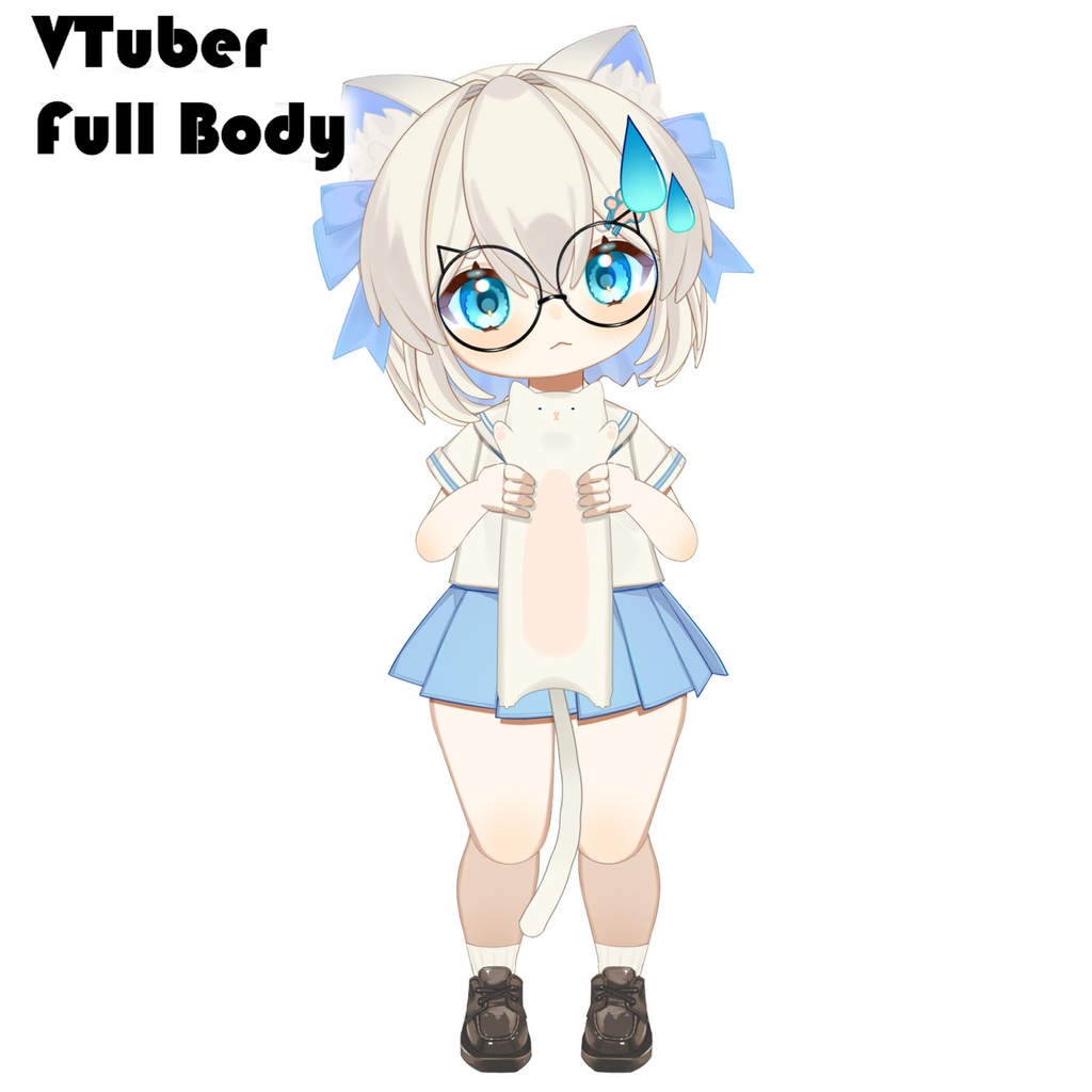 【量産モデル】Live2D可愛いQ版猫ちゃん