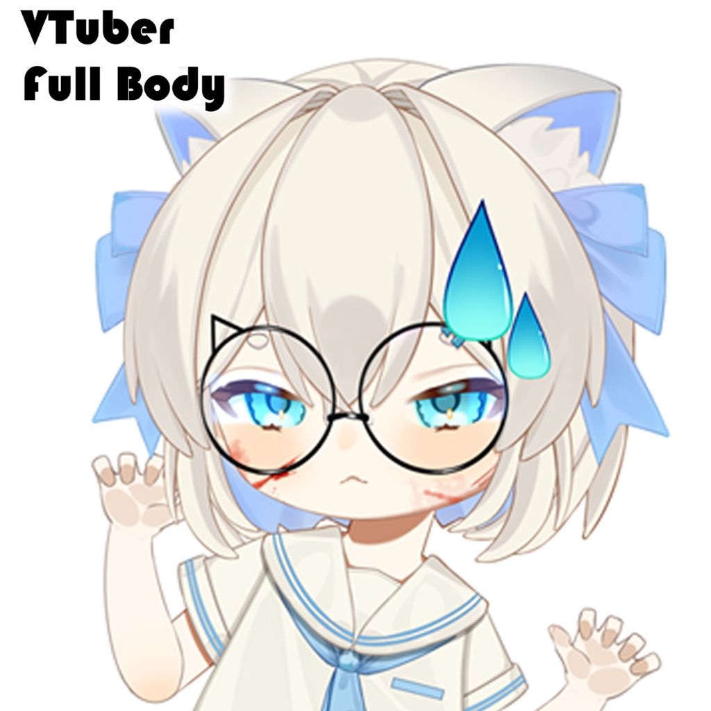 【量産モデル】Live2D可愛いQ版猫ちゃん