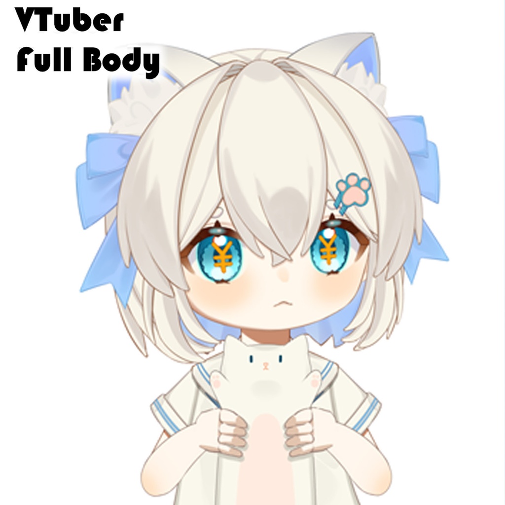 【量産モデル】Live2D可愛いQ版猫ちゃん