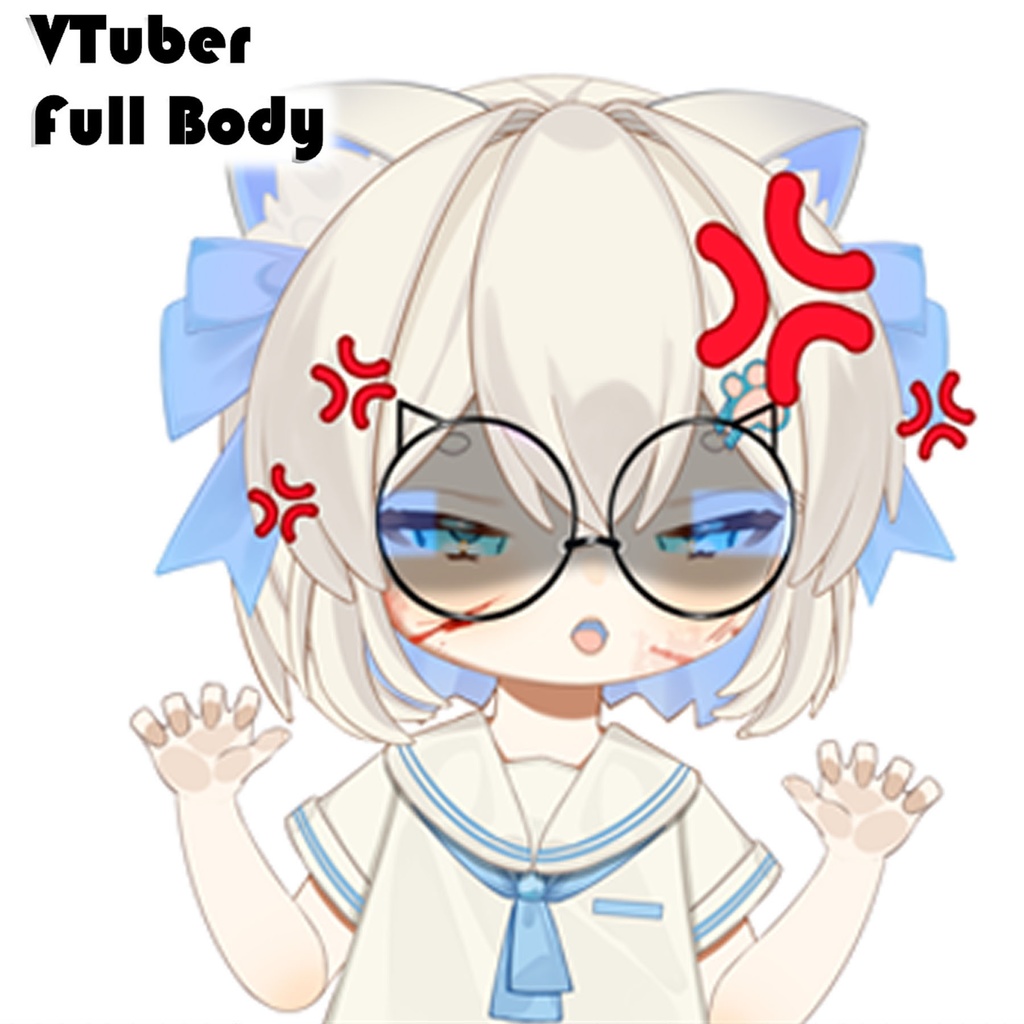 【量産モデル】Live2D可愛いQ版猫ちゃん