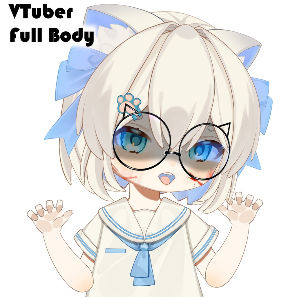 【量産モデル】Live2D可愛いQ版猫ちゃん