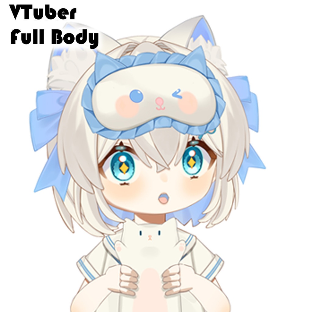 【量産モデル】Live2D可愛いQ版猫ちゃん