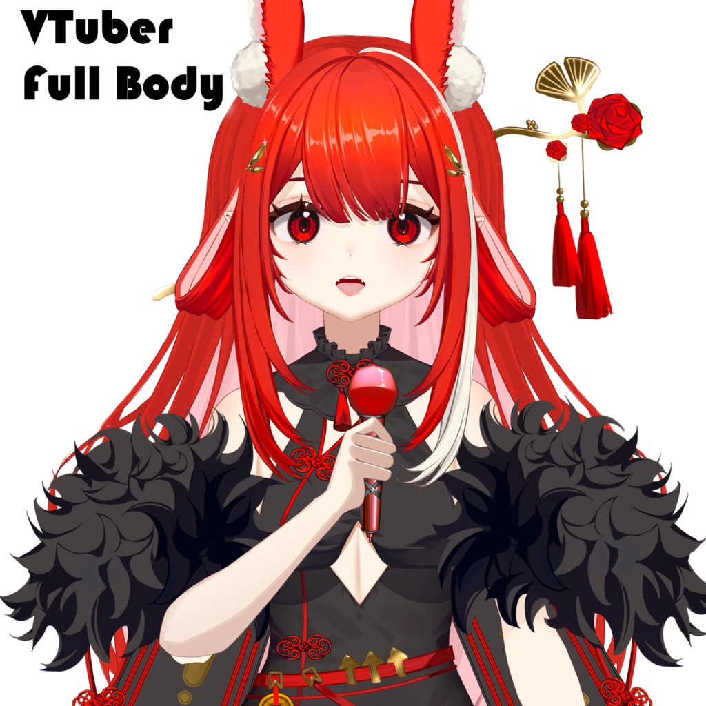 【live2dモデル】かわいい白うさぎ vs あかうさぎ