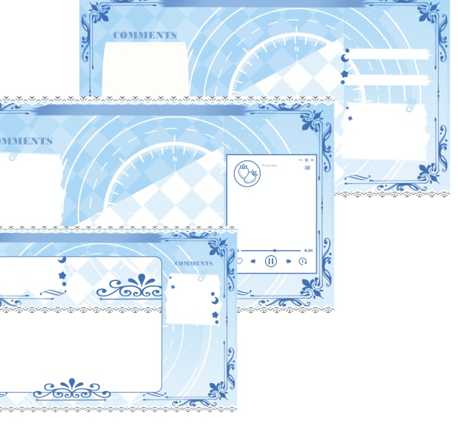 「live2dモデル」live 2 dモデル青いポンポンスカートの小さなスター