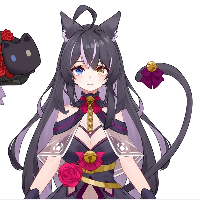 「live2dモデル」ミスティックローズキャットをご