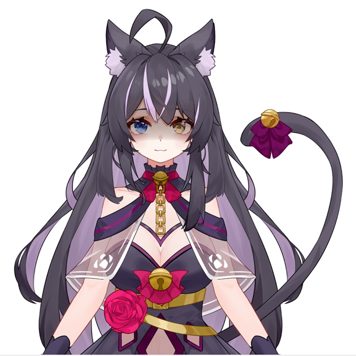 「live2dモデル」ミスティックローズキャットをご