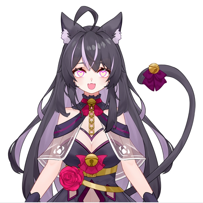 「live2dモデル」ミスティックローズキャットをご