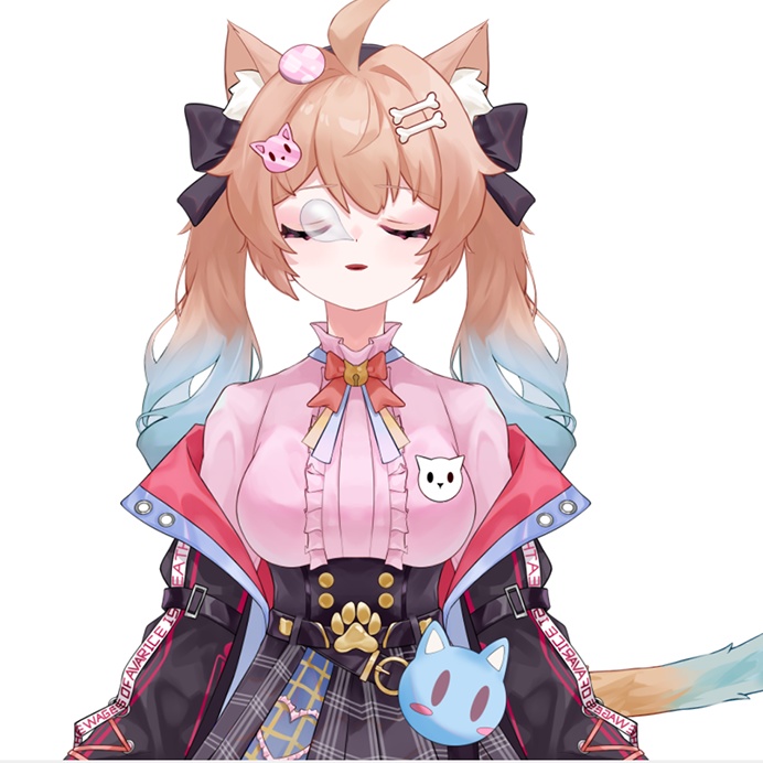 「live2dモデル」ミスティックローズキャットをご