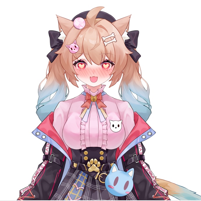 「live2dモデル」ミスティックローズキャットをご