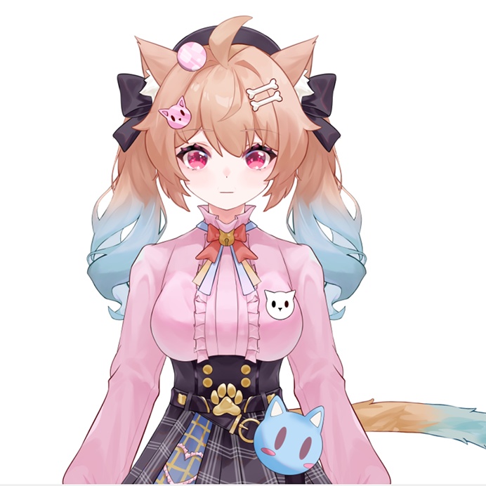 「live2dモデル」ミスティックローズキャットをご