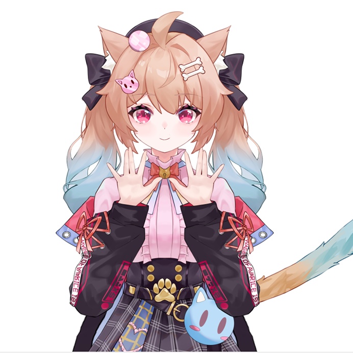 「live2dモデル」ミスティックローズキャットをご