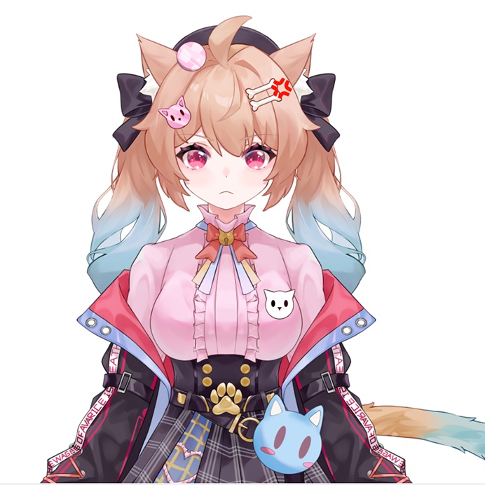 「live2dモデル」ミスティックローズキャットをご