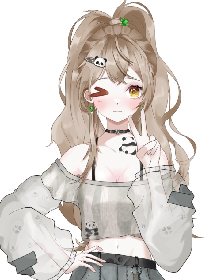 「live2dモデル」かわいいカウガール