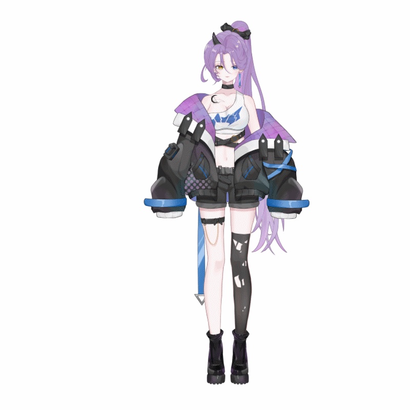 「live2dモデル」幽霊少女