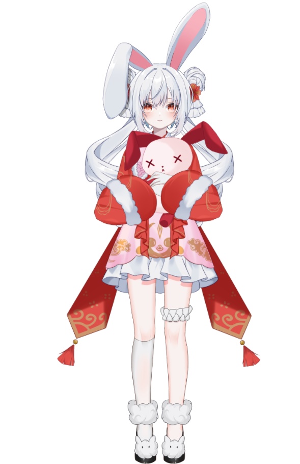 「live2dモデル」お正月うさぎ