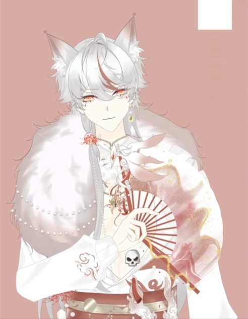 「live2dモデル」狐さん