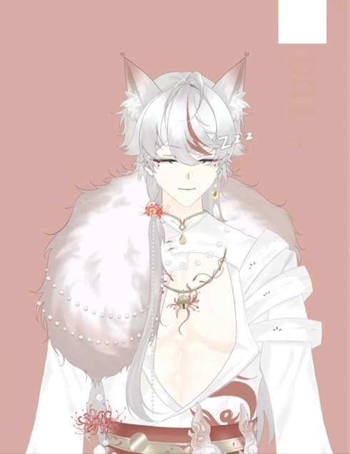 「live2dモデル」狐さん