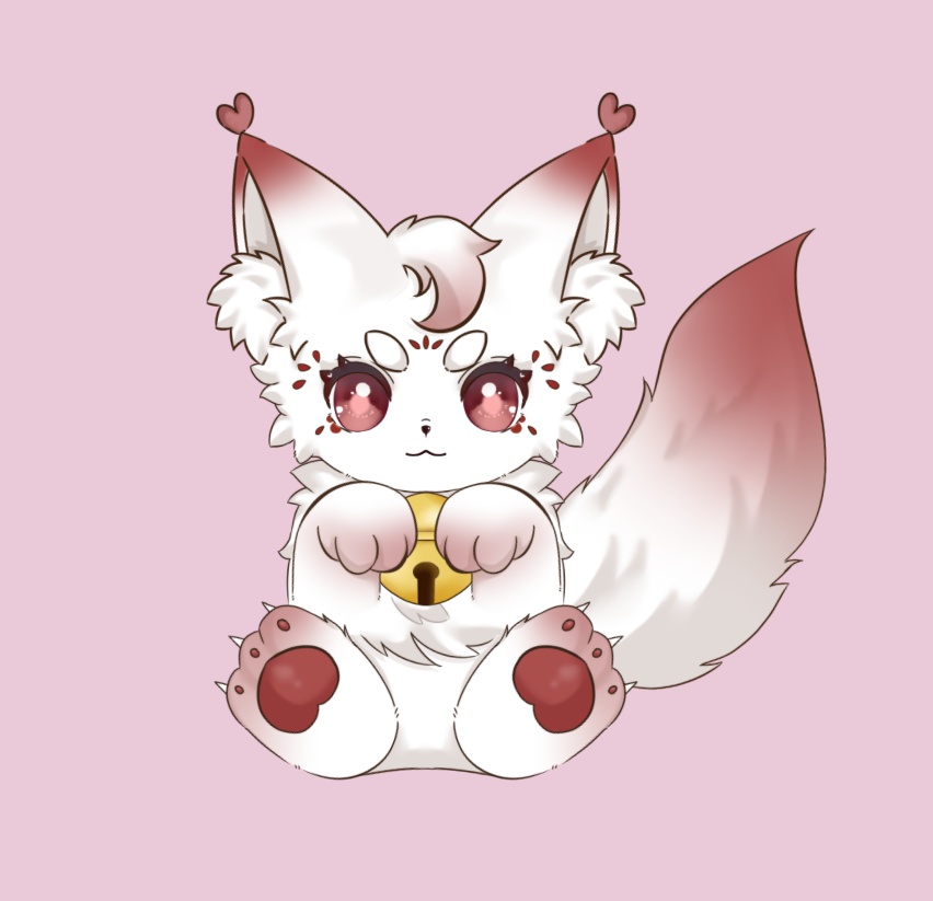 「live2dモデル」狐さん