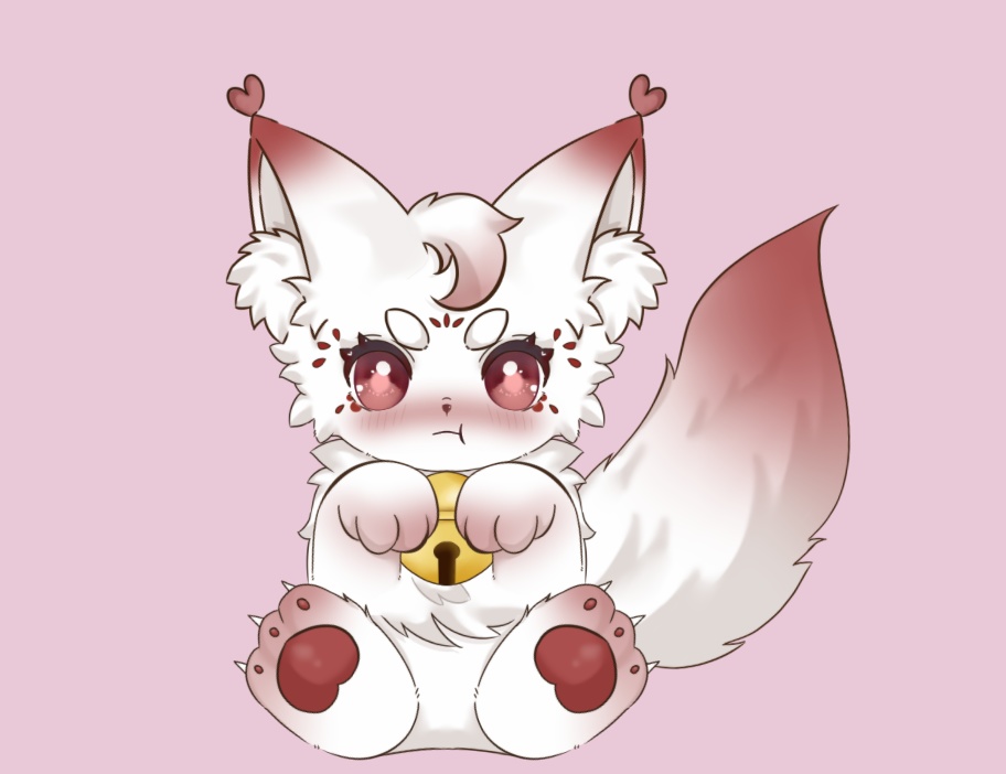 「live2dモデル」狐さん