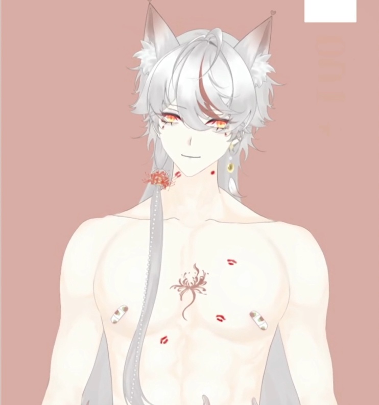 「live2dモデル」狐さん