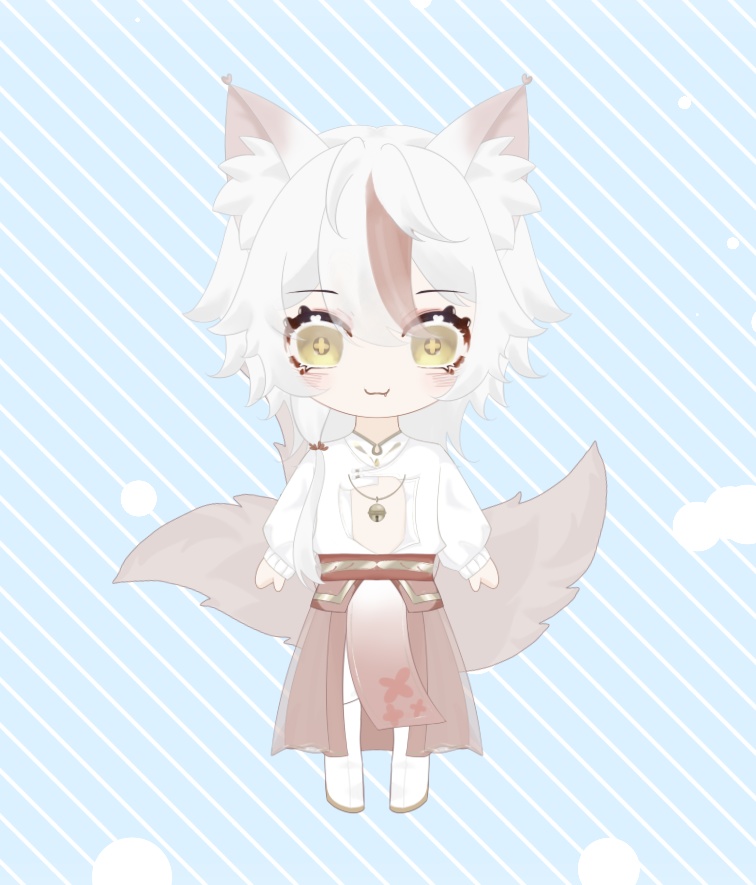 「live2dモデル」狐さん