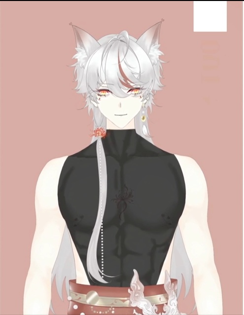 「live2dモデル」狐さん