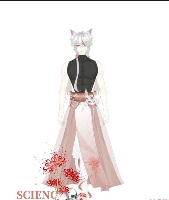 「live2dモデル」狐さん