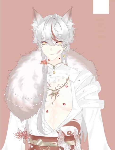 「live2dモデル」狐さん