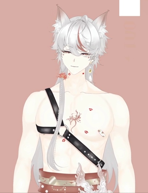 「live2dモデル」狐さん