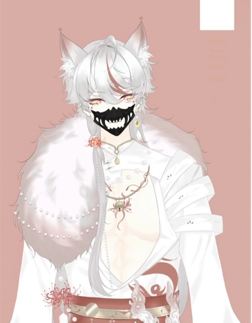 「live2dモデル」狐さん