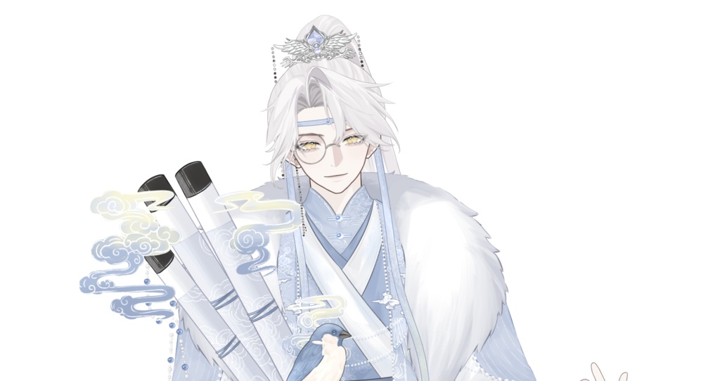 「live2dモデル」Dorian - 6セットのアウトフィット!