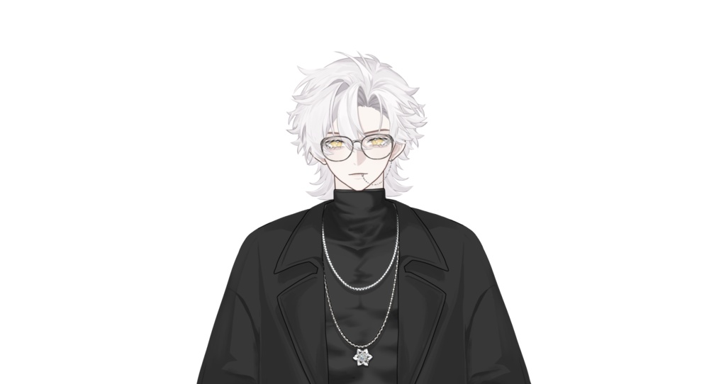 「live2dモデル」Dorian - 6セットのアウトフィット!