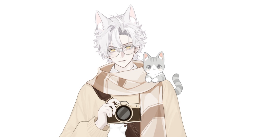 「live2dモデル」Dorian - 6セットのアウトフィット!