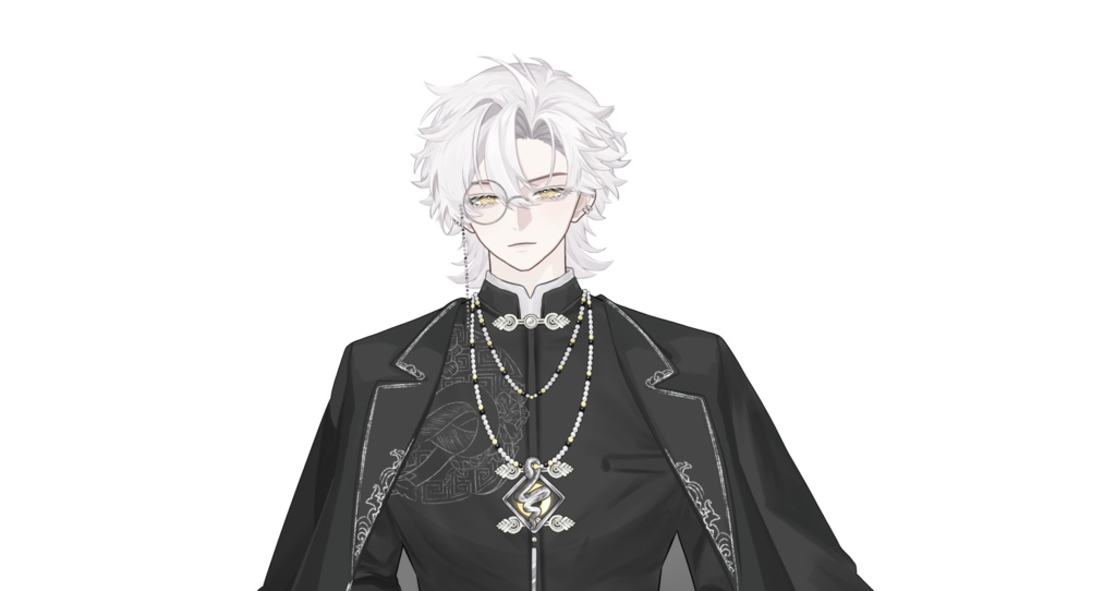 「live2dモデル」Dorian - 6セットのアウトフィット!