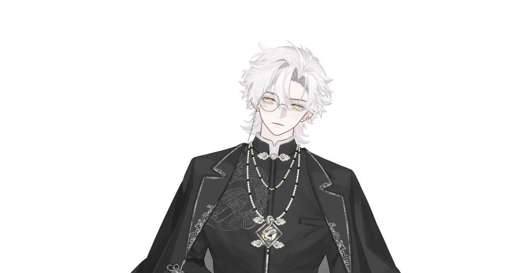 「live2dモデル」Dorian - 6セットのアウトフィット!