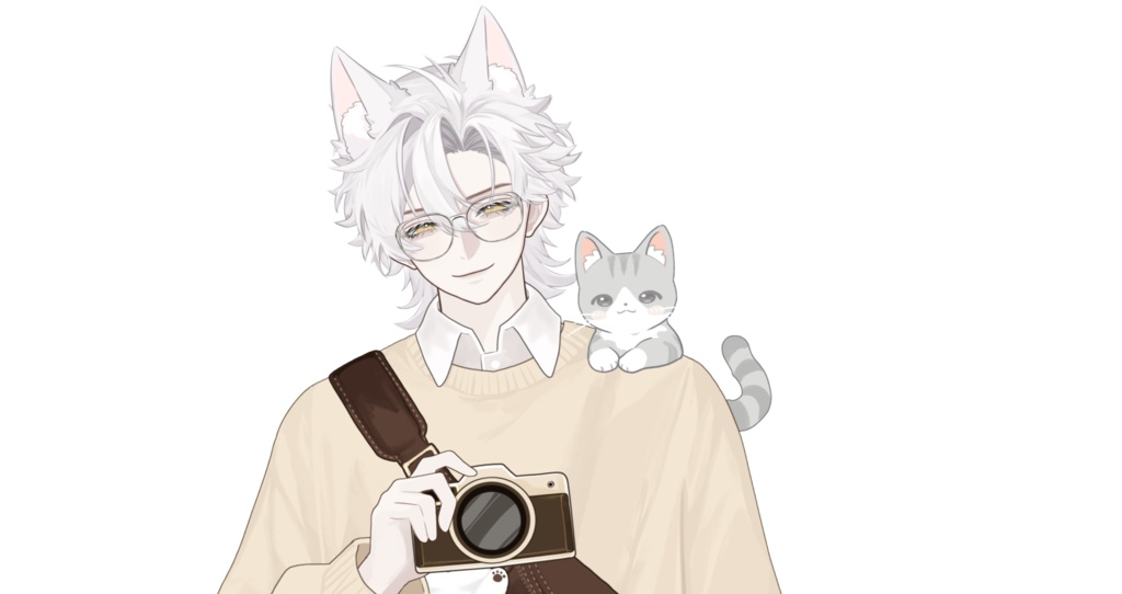 「live2dモデル」Dorian - 6セットのアウトフィット!