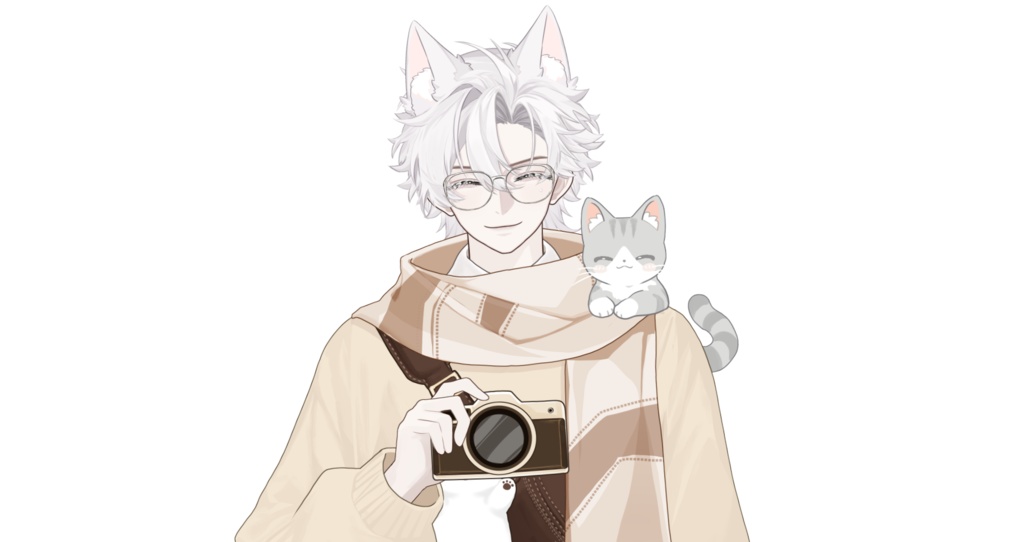 「live2dモデル」Dorian - 6セットのアウトフィット!