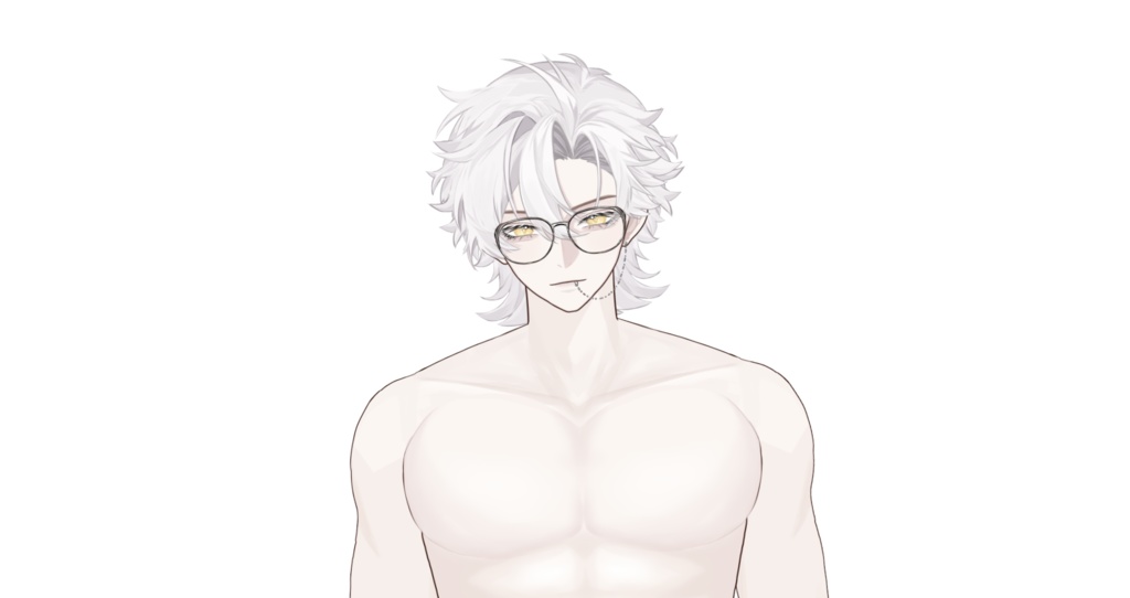 「live2dモデル」Dorian - 6セットのアウトフィット!