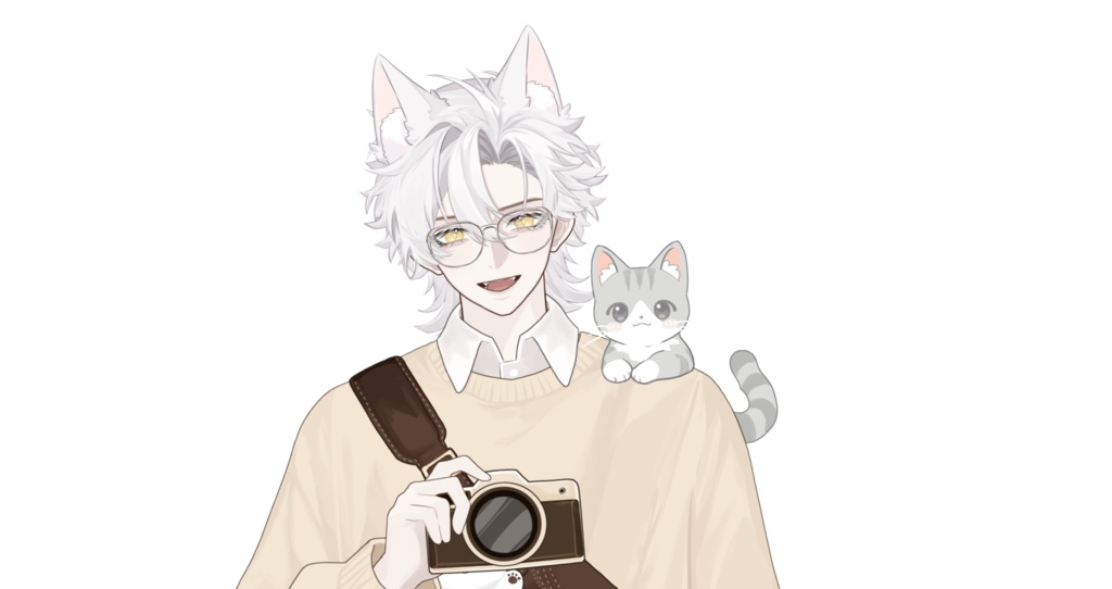 「live2dモデル」Dorian - 6セットのアウトフィット!