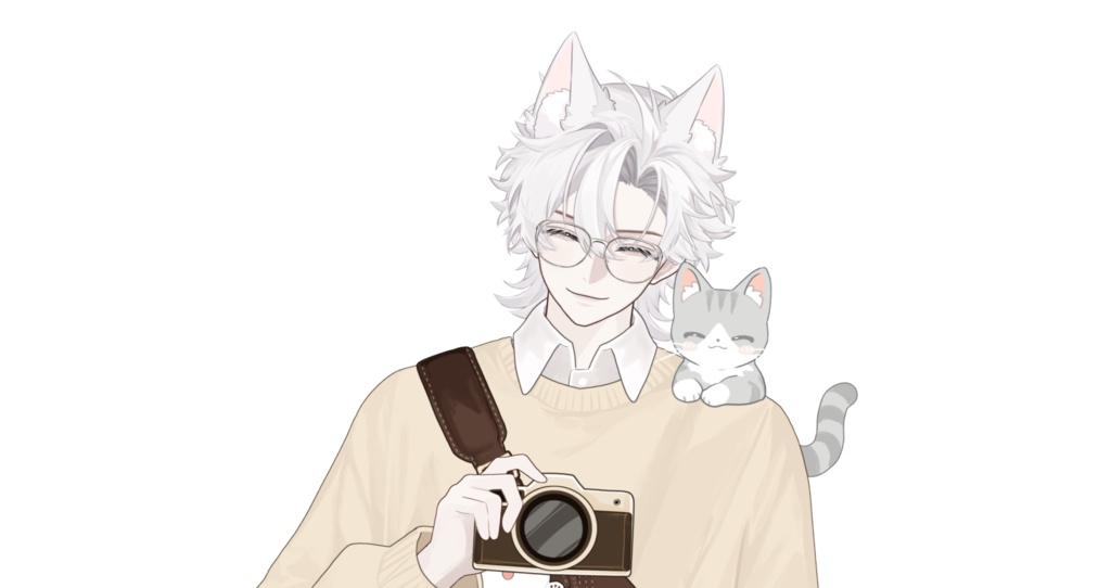 「live2dモデル」Dorian - 6セットのアウトフィット!