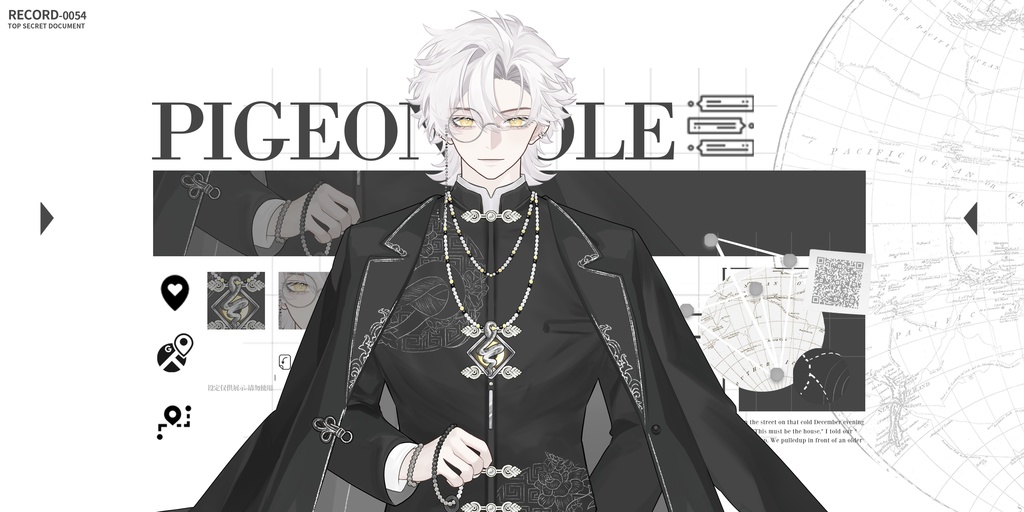 「live2dモデル」Dorian - 6セットのアウトフィット!