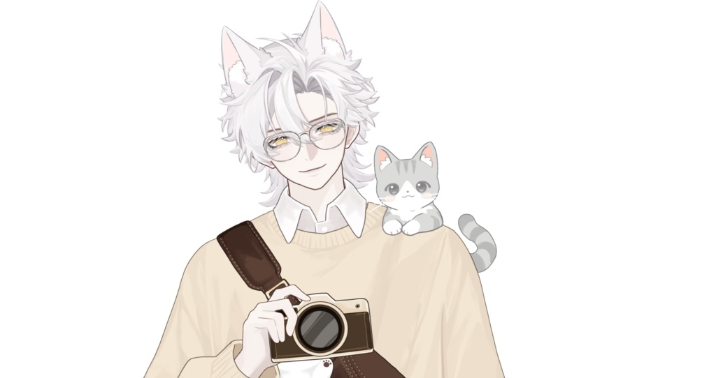 「live2dモデル」Dorian - 6セットのアウトフィット!