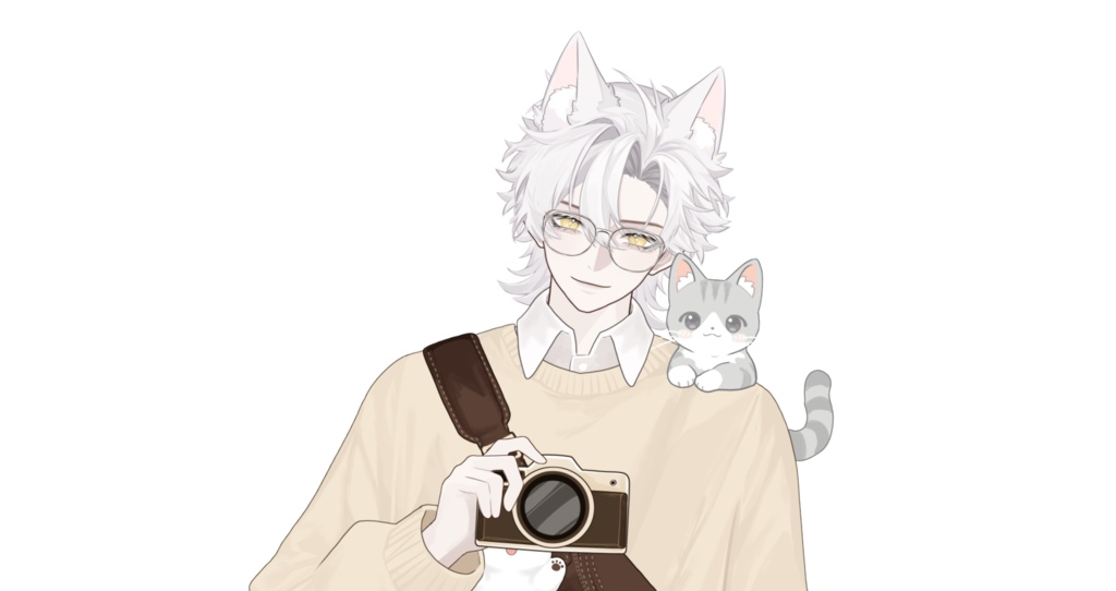 「live2dモデル」Dorian - 6セットのアウトフィット!