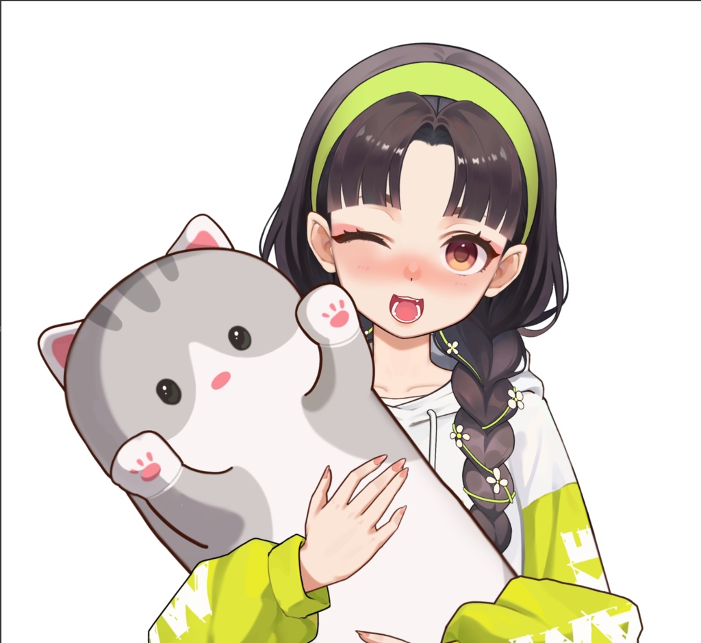 「live2dモデル」レモにゃん