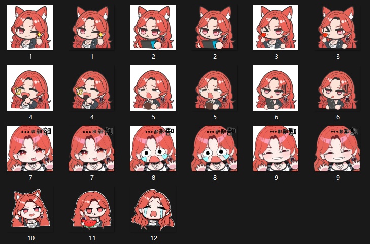 「live2dモデル」ひえん