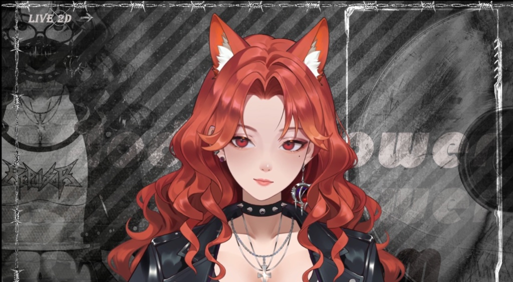 「live2dモデル」ひえん